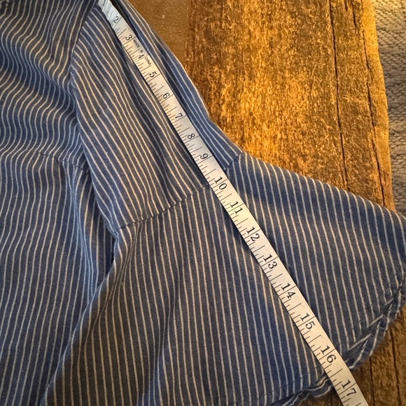 J. Crew Striped Bell-Sleeve Cotton Dress - Picture 10 of 10